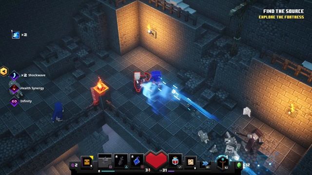 Minecraft Dungeons Creeping Winter Full Gameplay Walkthrough смотреть онлайн