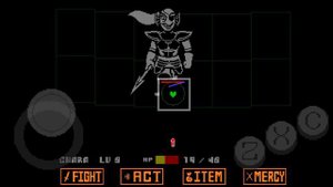 Undertale. Бой с Андайн, нейтрал #undertale