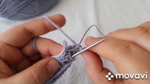 Фабричный край по кругу Горловина для джемпера Для начинающих подробно Резинка 1*1 Способ 2