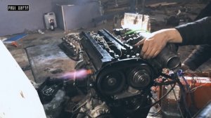 Пробный запуск 1.5 JZ GTE на январе после капиталки