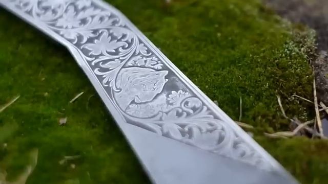 НДК-17 гравированный. Нож Диверсионный Кочергина. смотреть онлайн