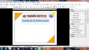 How To Make a Certificate Design in LibreOffice writer  | Certificate Design in LibreOffice