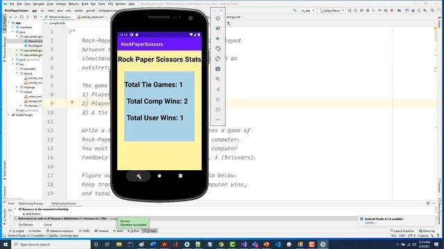 AWD1112 - Unit02 - RockPaperScissors With Intents - Part03 - And Unit03 Lecture - 02-04-2021 смотреть онлайн