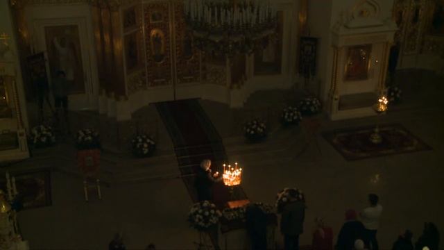 Пасхальная служба в Соборе великомученицы Екатерины г. Пушкин. смотреть онлайн