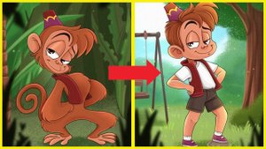 Ели бы Животные из мультфильмов стали ЛЮДЬМИ.