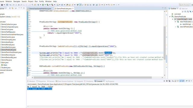 Java 8 Predicate смотреть онлайн