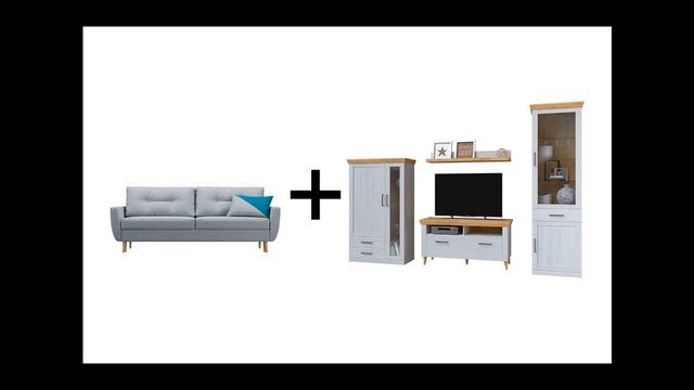 Гостиная Магнум 7 + Диван Мирта купить в Москве, Спб - интернет магазин мебели Ангстрем смотреть онлайн