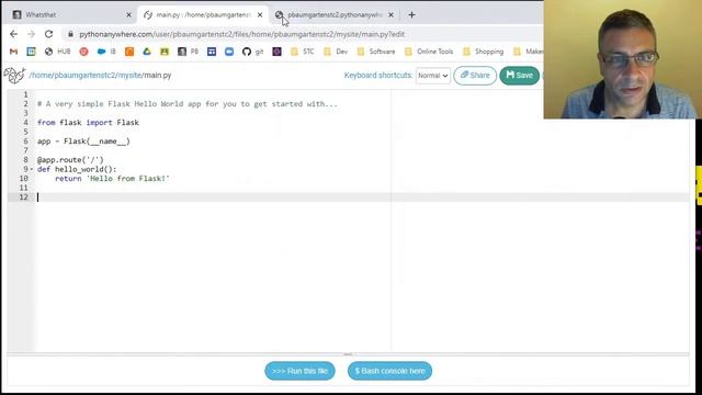 Hosting a Python Flask project on PythonAnywhere's free server смотреть онлайн
