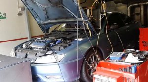 Peugeot 406 coupe supercharged at dyno