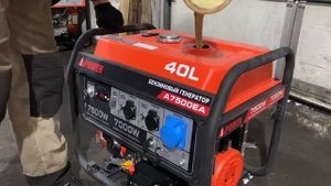A-ipower A7500EA генератор бензиновый 7квт в номинале, обмотка медь, бак 40 литров. Запуск
