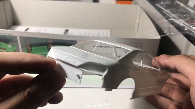 UNBOXING MY FIRST SILVIA S15 AOSHIMA 1/24 KIT RODEXSTYLE BODYKIT AND SSR MS3 WHEELS
