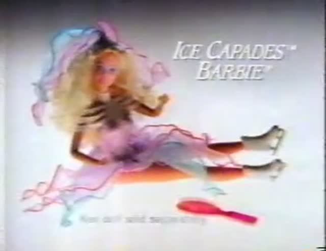 1990 Реклама куклы Барби Ice Capades Barbie