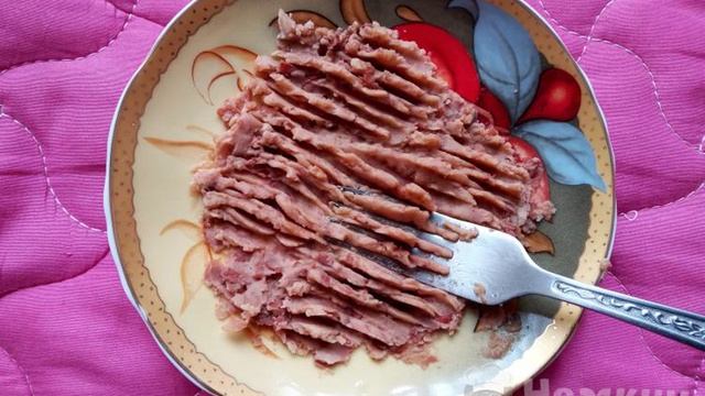 Холодная закуска из яиц с фасолью