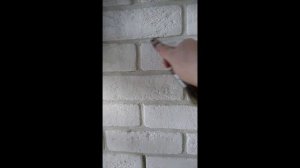 Заполнение и расшивка швов декоративного кирпича.