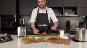 Рецепт: крем суп картофельный с беконом. ( Dauken MX950 PRO + Dauken XG2600 )