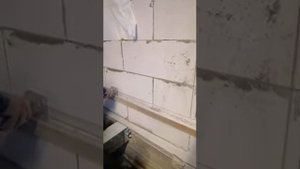 Штроба в газобетоне.