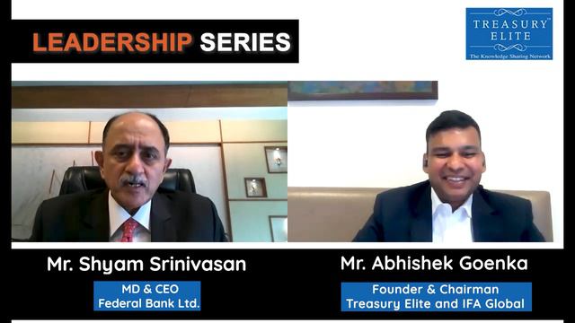 Mr. Shyam Srinivasan, MD & CEO, Federal Bank Ltd - TE Leadership Series #32