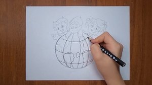 КАК НАРИСОВАТЬ РИСУНОК НА ДЕНЬ ЗАЩИТЫ ДЕТЕЙ ! 1 ИЮНЯ!!! / FIGURE FOR CHILD PROTECTION DAY!