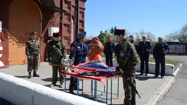 ЦКВ Узловая. Освящение Знамени. Казаки смотреть онлайн