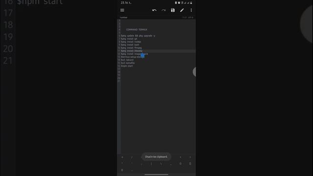 ?CARA INSTALL ATAU RUN BOT WHATSAPP DI APK TERMUX || SIMPLE || MUDAH || FULL TUTORIAL смотреть онлайн