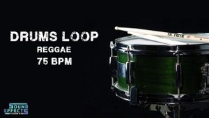 FREE DRUMS LOOP - Reggae - 75 BPM 🥁