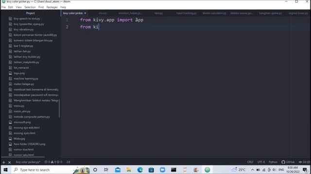 Membuat Alat Pemilih Warna dengan Modul Kivy Python смотреть онлайн