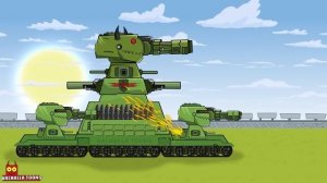 "Tank Evolution - From KV Mini to KV99" Cartoons about tanks