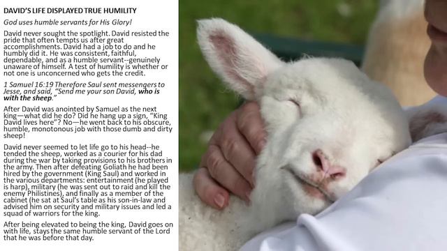 DSS-02 WHAT LIFESTYLE PLEASES & GLORIFIES GOD? David's Example--Serving God смотреть онлайн