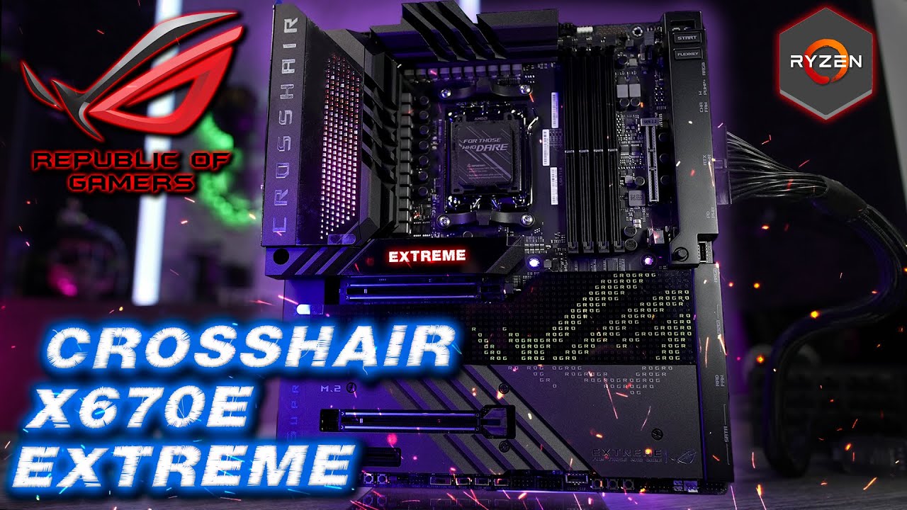 ASUS ROG CROSSHAIR X670E EXTREME Топовая материнская плата для 7950X3D