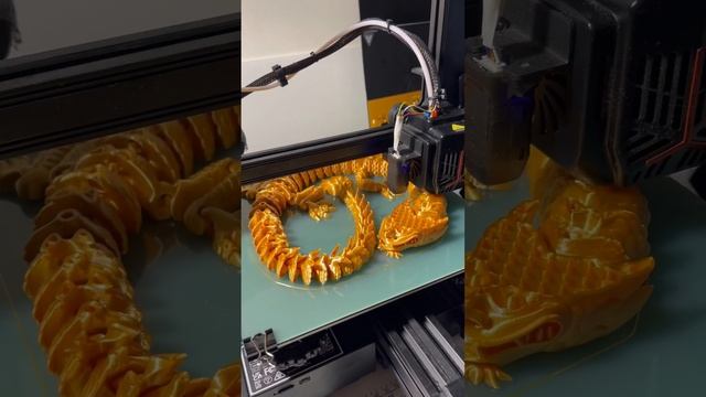 3d printing a golden Dragon ?