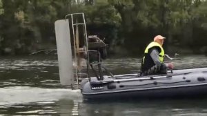 Маневренность лодки с двигателем УД-25С.