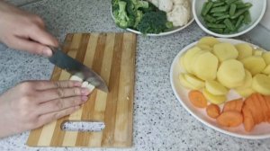 Тушеные овощи (вкусное и легкое дополнение к мясу).