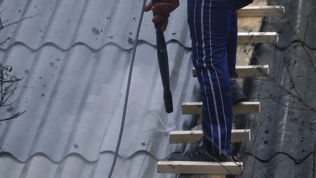 как отмыть старый шифер керхером смотреть онлайн