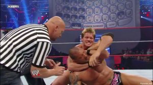Крис Джерико (ч) пр. Батиста, за Чемпионство Мира в тяжелом весе - WWE Cyber Sunday 2008
