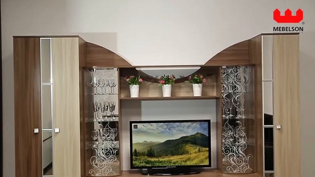 Мебельсон. Модульная стенка Гармония смотреть онлайн