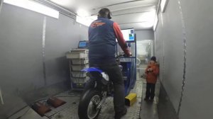 Замеряем мощность на Yamaha YZ65