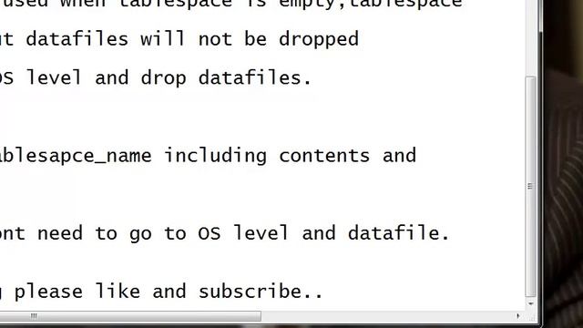 Dropping Tablesapce in oracle 12c (DIFFERENT METHODS) смотреть онлайн