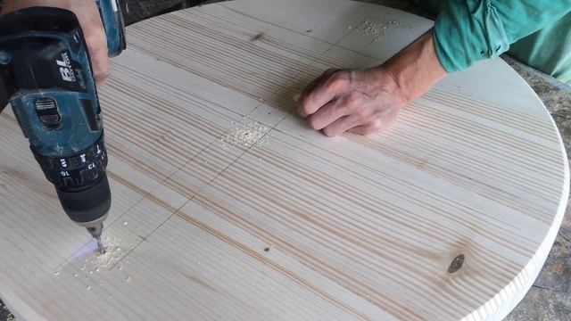 Круглий стіл своїми руками в альтанку table