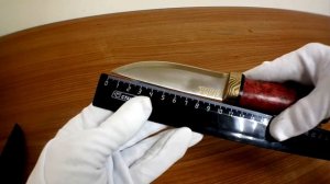Нож Кузюк. Златоуст. Сталь М390. Больстер мокуме гане