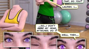 Gender Bender Comic | Claire's Morning Exercise | TG & TF TRANSFORMATION