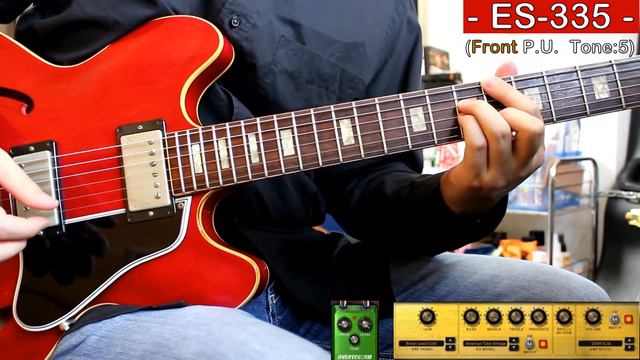 LesPaul vs ES-335  (drive sound) смотреть онлайн
