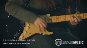 Fender American Ultra Stratocaster Electric Guitar, Texas Tea | Interstate Music
