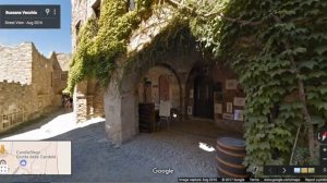 Bussana Vecchia via Google Street View