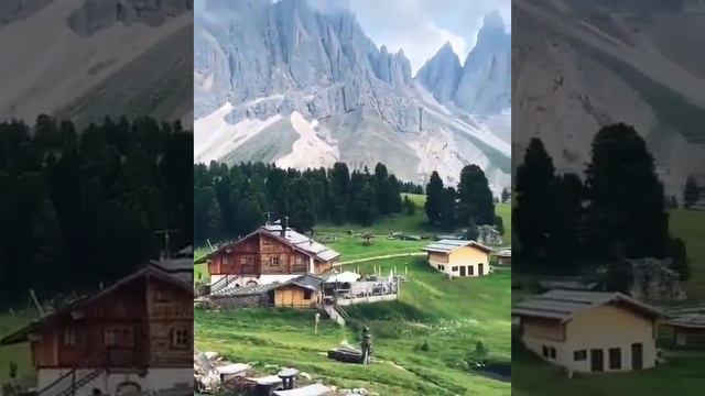 Доломитовы Альпы, Италия #самыерайскиеместа #красиваяприрода #красивыеместа #странымира #видео4К смотреть онлайн