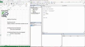 VBA Run-time Error '91' Object-variable or With block variable not set