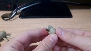 Лепим сайгака. (такая антилопа).