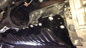 Течь масла поддона картера двигателя VW Tiguan 2017 TDI