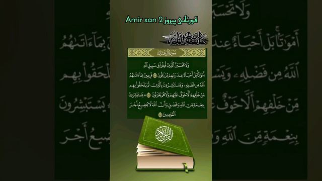 #ما_شاء_الله #قورئانی_پیرۆز #القرآن_الكريم #سورة_آل_عمران #eslam #islam آیه169/171