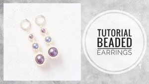 #МК - Серьги из бисера и бусин | #Tutorial - Earrings from beads