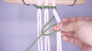 How To Vertical Double Half hitch Knot | Basic Pattern for Macrame Pixel